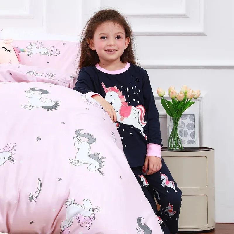 LCK01 الفتيات يونيكورن زي الاطفال يونيكورن متوهجة في الظلام ازياء الكرتون الحيوان تأثيري الملابس كرنفال عيد الميلاد ParYh1 @!