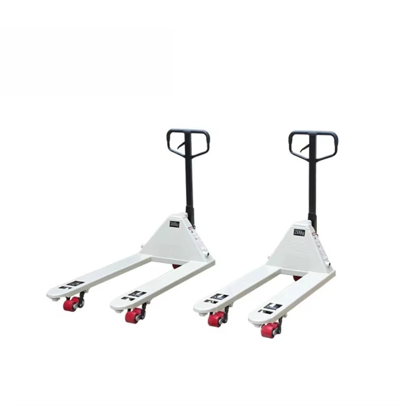 

3 Ton Manual Powered Hand Pallet Jack Rubber PU Wheel Portable Hydraulic Pallet Truck for Rough Terrain