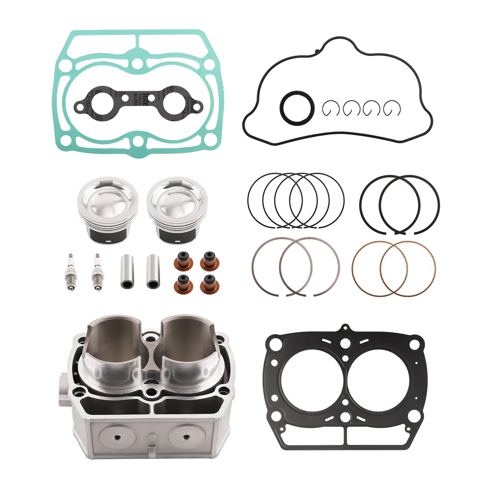 3021514,3021513 Cylinder Piston Gasket Top End Rebuild Kit for Polaris Ranger 800 XP 2009-2016 For Polaris Ranger 700 2006-2008