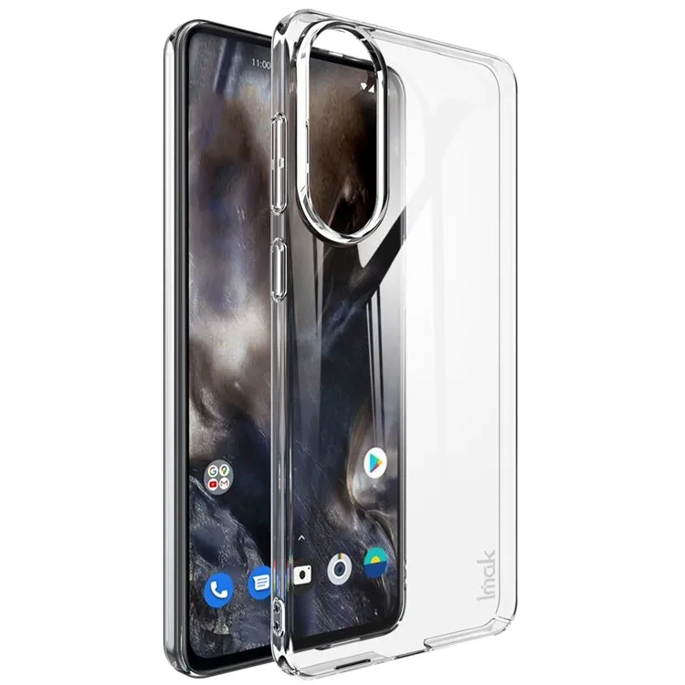 

IMAK Crystal Case II Pro for Samsung Galaxy S25 Edge Case Clear PC Protective Phone Cover