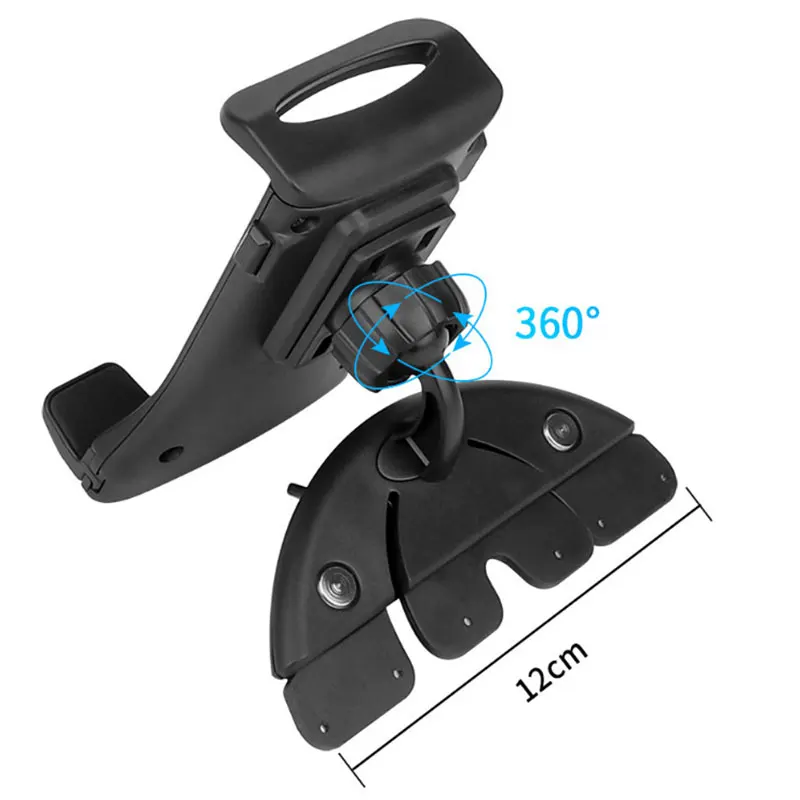 Universal 5-12.9'' Inch Tablet Stands Holder Car CD Slot Tablet Bracket Mobile Phone Mount For iPad Mini Pro Samsung iPhone view 2