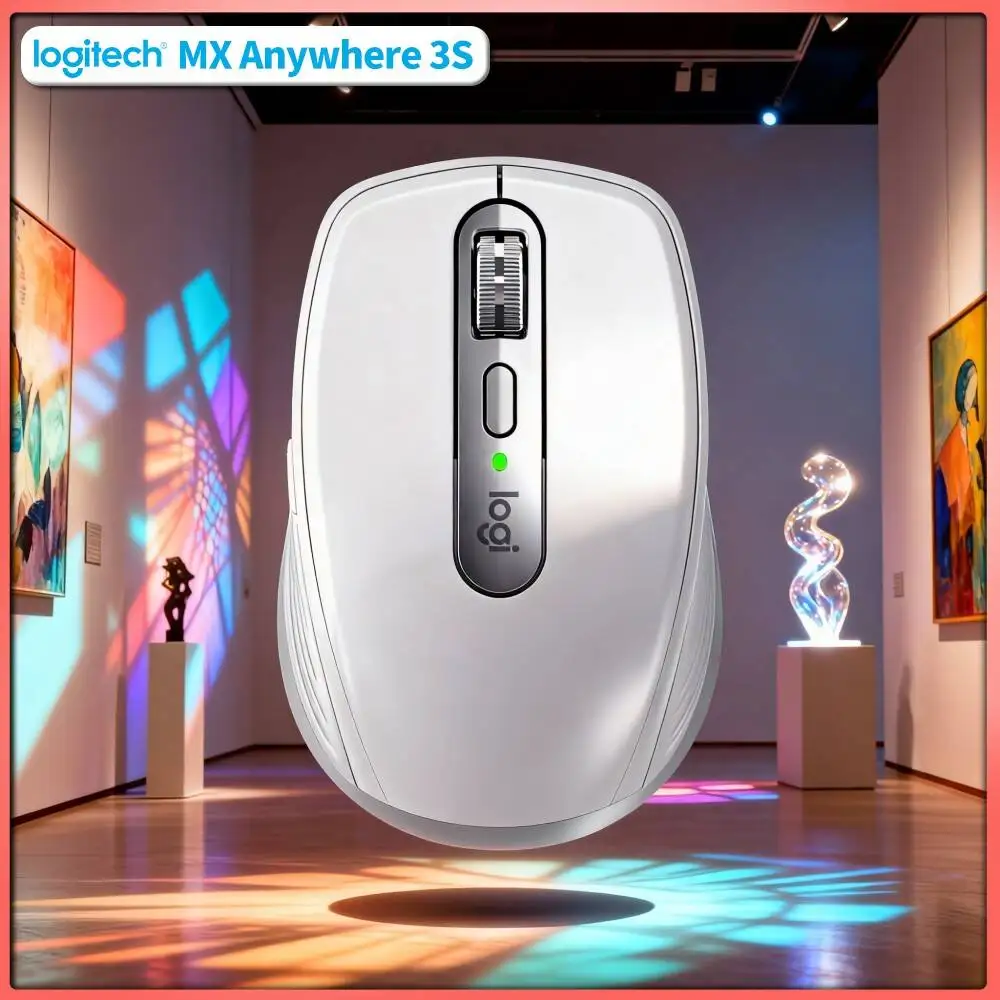 High-Performance MX Anywhere 3S - 8000 DPI Darkfield, Hyper-Scroll, Silent Click, Great for Clothing Warehouse & Stock Work