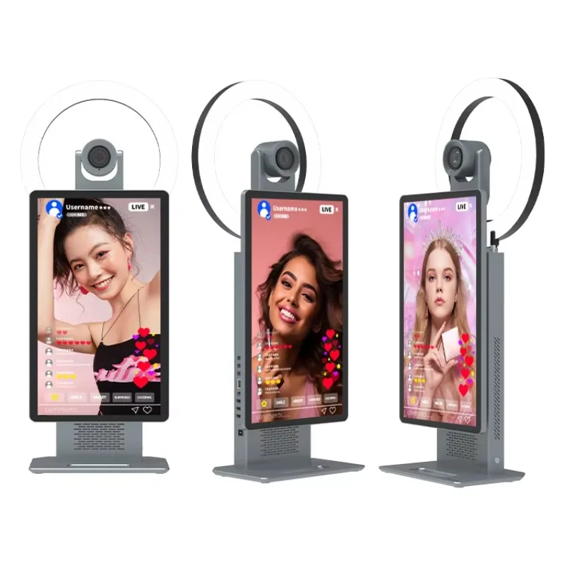 Professional 15.6 Inch 2K Desktop Live Streaming hine Tiktok Facebook Live Streaming Broadcasting