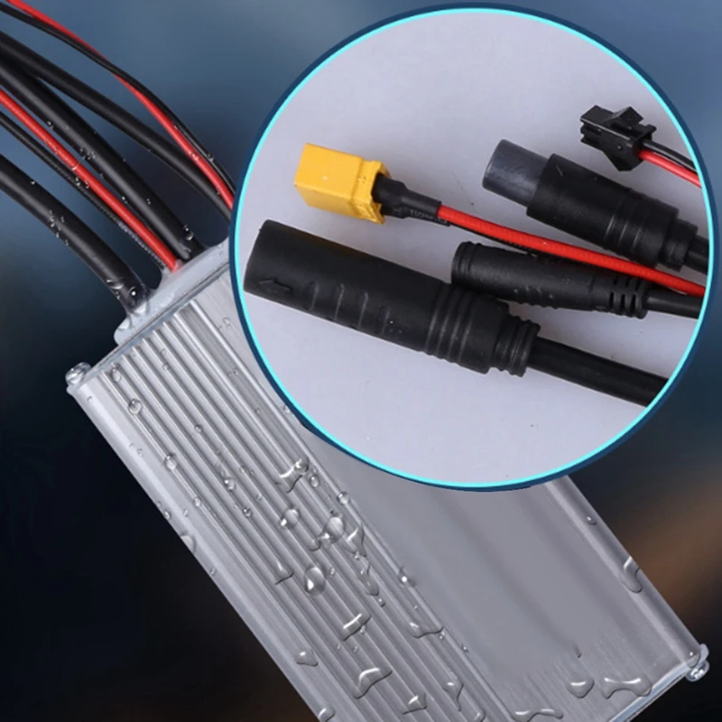 Electric Bikes Sine Wave Controller 48V 500W 18A Brushless Motor Controller for Protocol Instrument
