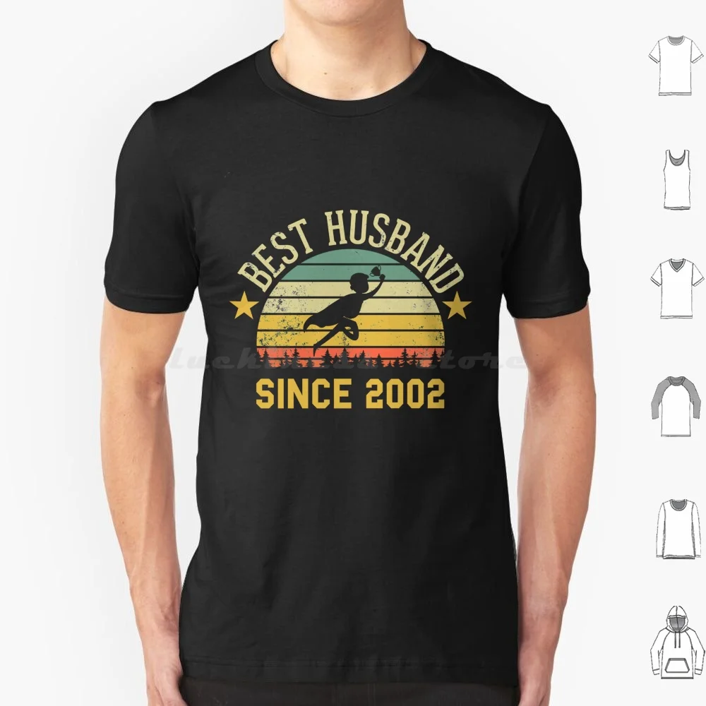 Best Husband Since 2002 T Shirt Men Women Kids 6Xl Husband Love 10 Year Anniversary Funny Wife Birthday Vintage Wedding