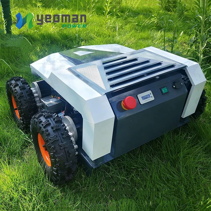 YEOMAN Roboter-Rasenmäher, Schnittbreite 40/50/80/100 cm, elektrischer und benzinfarbener intelligenter Rasenmäher