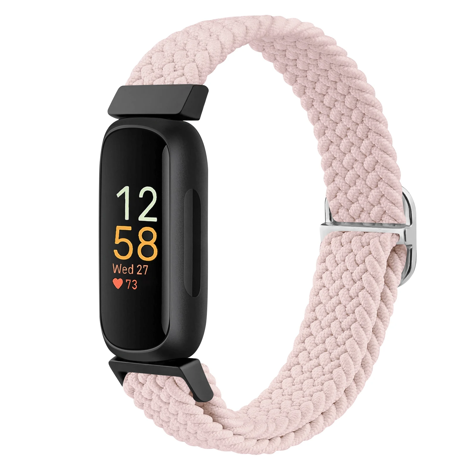 Fitbit Inspire 3/2/HR Inspire 시계 밴드용 땋은 솔로 루프 Fitbit ACE 3 2 스포츠 팔찌 교체용 조절 가능한 손목 밴드