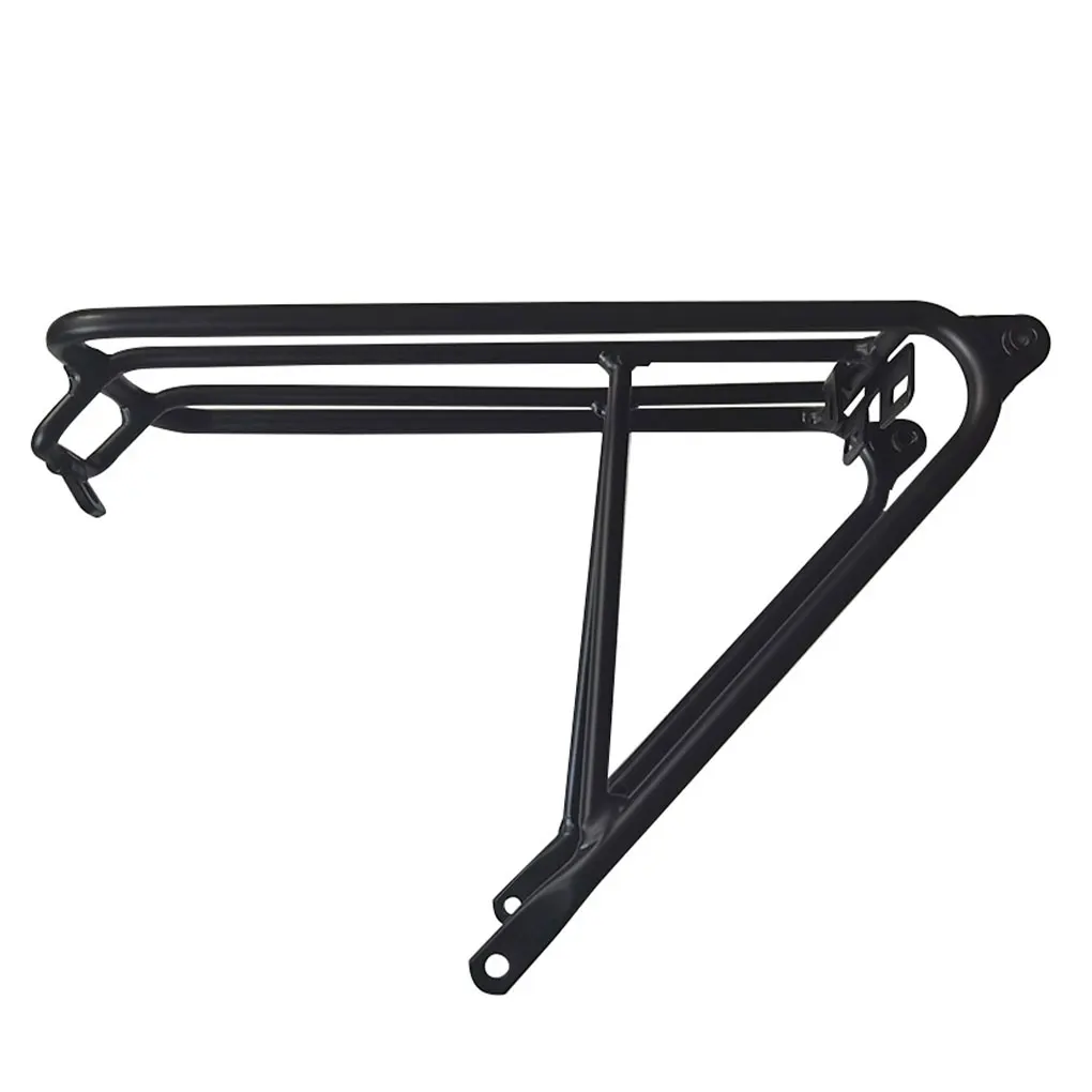 Folded Bicycle Rear Rack Reusable Luggage Carrier Outdoor Shelf Black