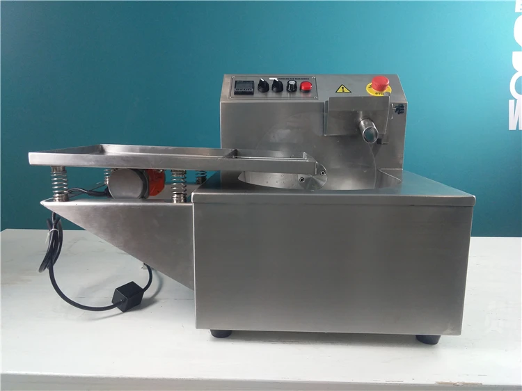 China Supplier Multi-function 8/15/30/60/100 kg Per Hour Capacity Chocolate Melting/Tempering/Coating Machine With Cheap Prices