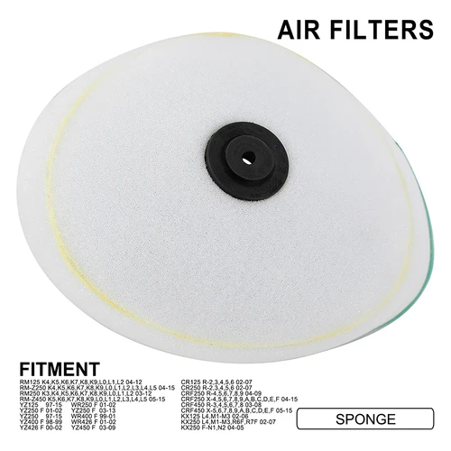 Imagen 2 del producto Esponja de admisión limpiadora de filtro de aire para motocicleta Honda CR125R CR250R CRF250R CRF250X CRF450R CRF450X CRF CR 125 250 450 R X