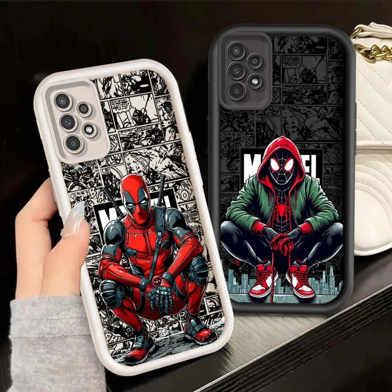 

Marvel Spider Man Deadpool For Samsung A71 A52 A51 A34 A33 A22 A16 A15 A13 A04 A06 Note 20 Ultra 5G Eye Ladder
