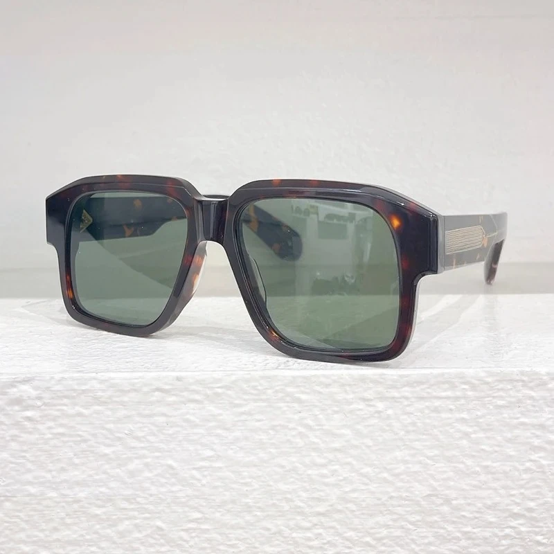 

Luxury Handmade Designer Sunglasses High Quality Classical Vintage UV400 Retro Unisex Square Thick Acetate American Style Retro