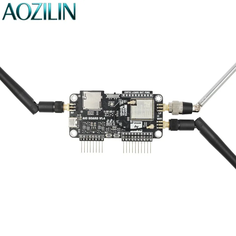 AOZILIN 3‑In‑1 WiFi Multi‑Function Expansion Module, ESP32 NRF24 Wireless RF Development Board for DIY IoT Electronic Project