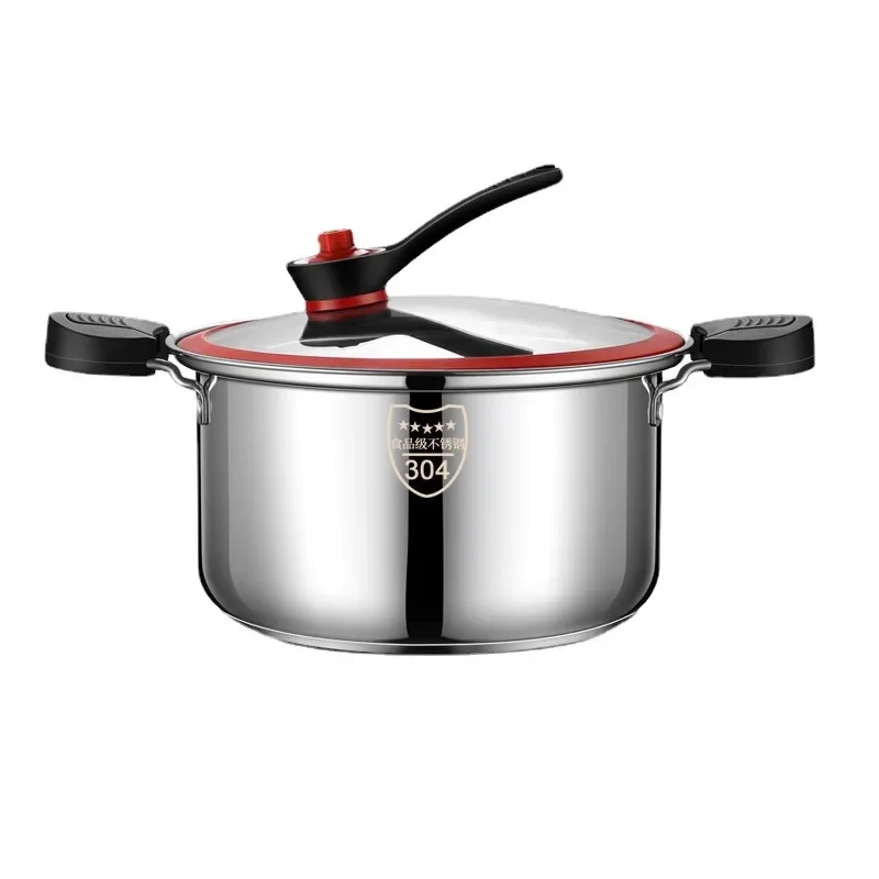 Micro Pressure Cooker 304 Stainless Steel Multifunctional Non-Stick Cooking Pan Saucepan Pressure Pot Cooking Pots Pressure Pot