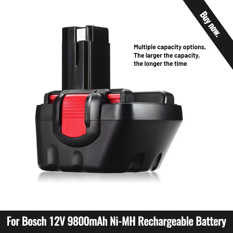 

2024 newFor Bosch 12V 12800mah PSR Rechargeable battery 12V 12.8AH AHS GSB GSR 12 VE-2 BAT043 BAT045 BAT046 BAT049 BAT120 BAT139