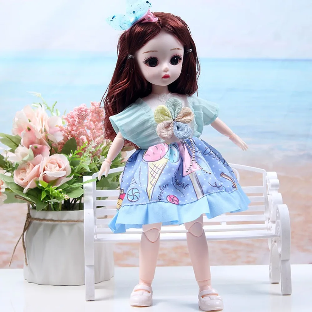 

Игрушка «сделай сам», сферический шарнир, 30 см, аниме, кукла Bjd, платье, 3D глаза, 1/6, куклы Bjd, красочные милые 30 см, шарнирные игрушки, детские игрушки