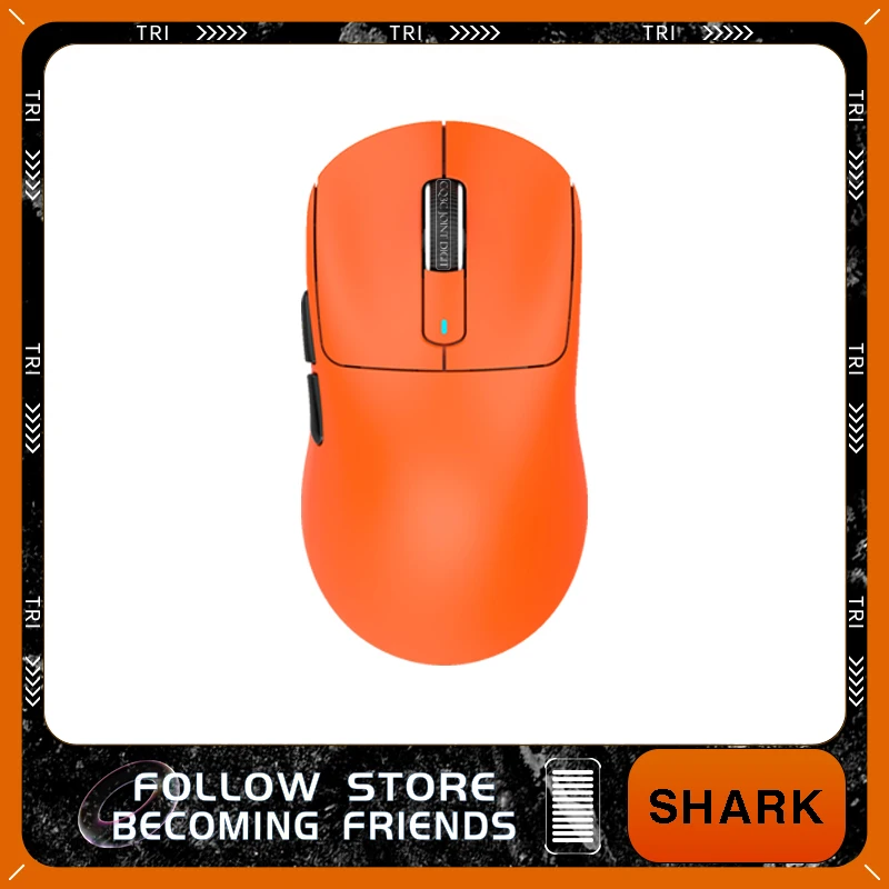 

Attack Shark X3 Wireless Mouse Tri Mode PAW3395 Sensor Low Latency Gaming Mouse TTC Encoder Lightweight 49g Pc Gamer Mouse