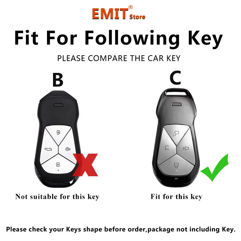 For Xpeng Xiaopeng G6 2025 2026 Car-Styling Keychain Remote