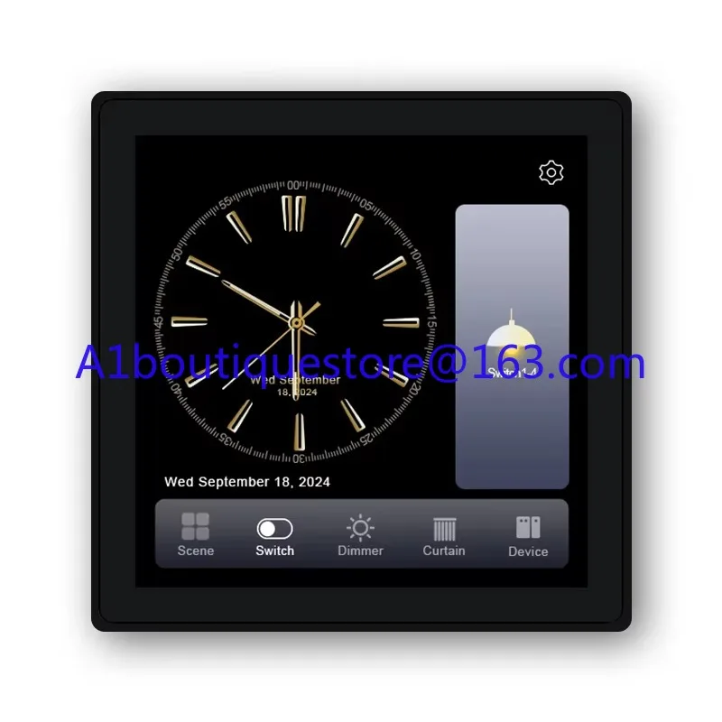 

2025 New Arriving 4 Inch 1 2 3 Gang Full Screen Tuya Smart Home Zigbee Wall Switch Wifi Switch Smart Home Scene Panel