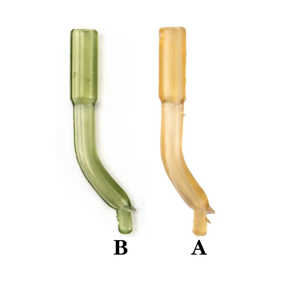 20/30/50Pcs 잉어 낚시 액세서리 낚시 용품 고무 헤어 리그 Anti Tangle Sleeves 포지셔너 라인 정렬 슬리브