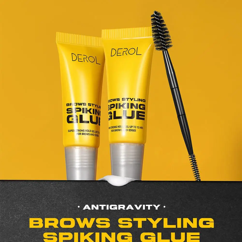 Gel de estilo de sobrancelha 3d, 10ml, à prova d'água, secagem rápida, conjunto de cera de longa duração, levantamento de sobrancelha, maquiagem