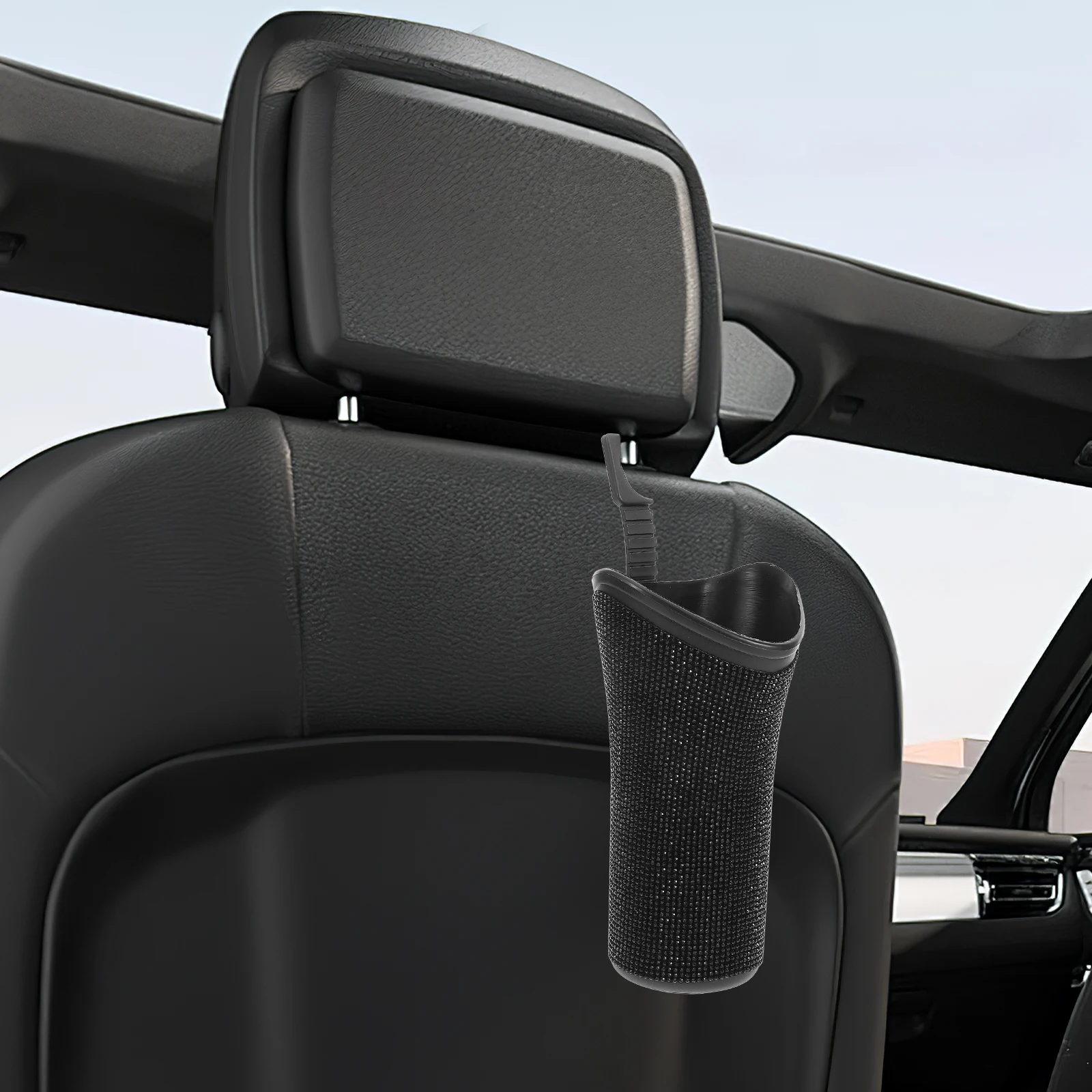 

Car Umbrella Holder Electric Vehicle Interior Accessories for Headrest Storage Tube Bottle Cupholder Garbage Can