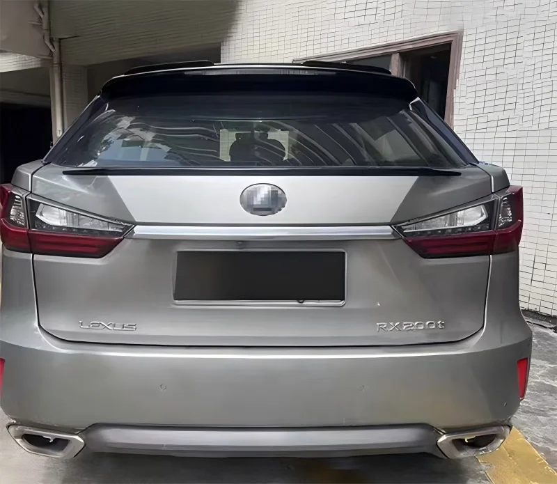For Lexus RX200T RX300T RX450H Real Carbon Fiber Tail Wing Wing Rear Trunk Lip Car Refit Decoration Top Tail Wing Spoiler Kit