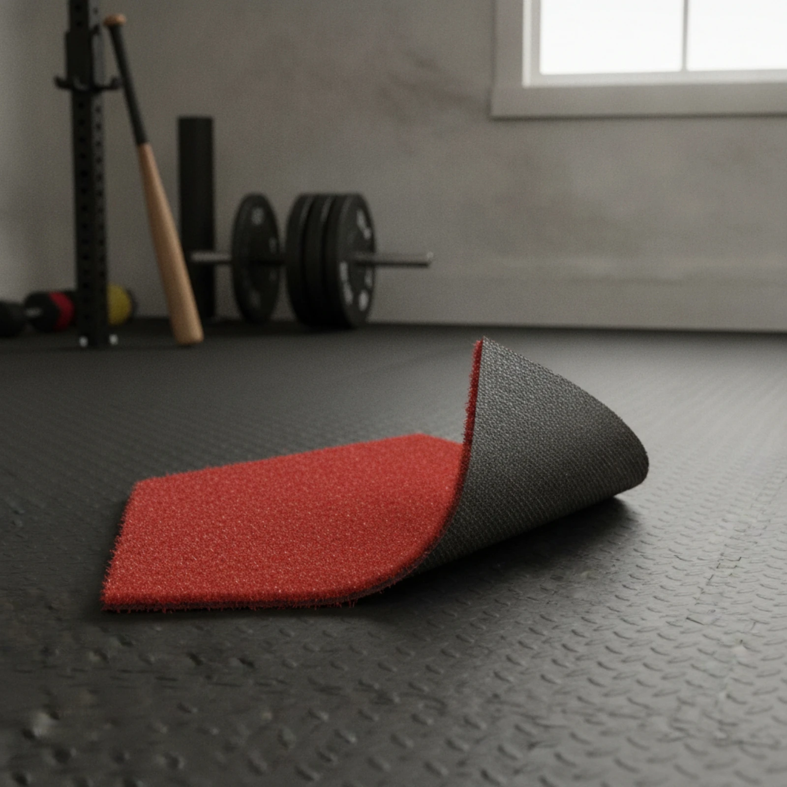 Base Batter's Plate Mat Outdoor Baseball Batting Mat Baseball Batting Turf Indoor Synthetic for Softball Players, Backyard