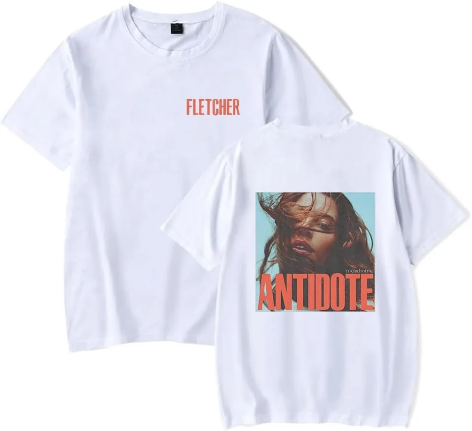 Fletcher T-Shirts in Search of The Antidote Merch Crewneck Unisex Trend Casual Short Sleeve Top