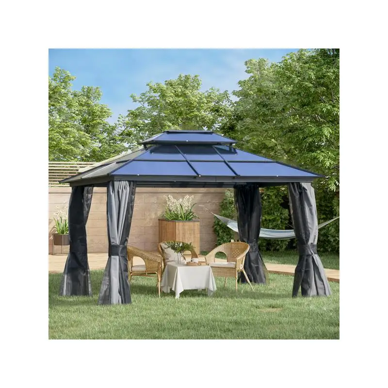 

Patio Gazebo with Pergola Design for Outdoor Shelter and Relaxation