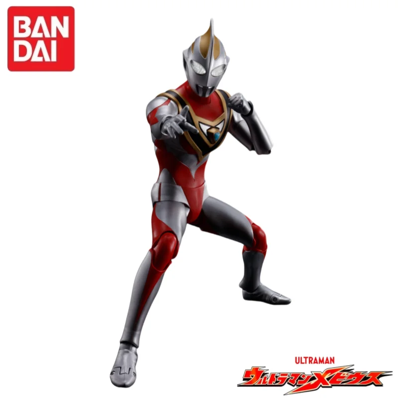 

In Stock Original Bandai True Bone Sculpting Ultraman Gaia V2 with Accessories Set Anime Poseable Action Figure Model Action