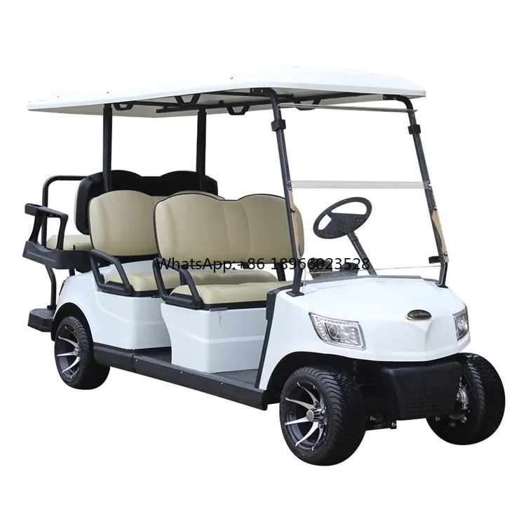 BEST SELLING golf cart electric utility vehicle golf cart 6+2 seater golf cart