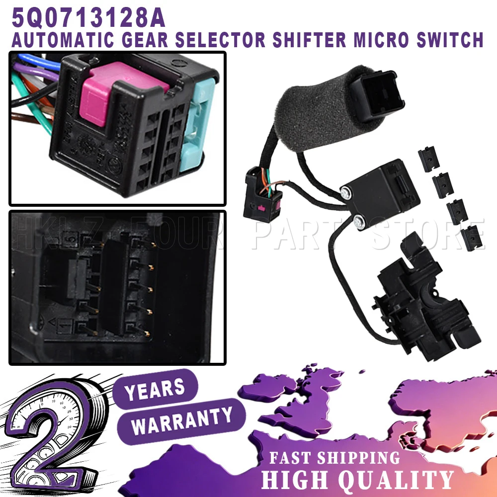 For VW Golf A7 Beetle Mk2 Skoda Octavia Mk3 New Automatic Gear Selector Shifter Micro Switch Easy Installation car accessories