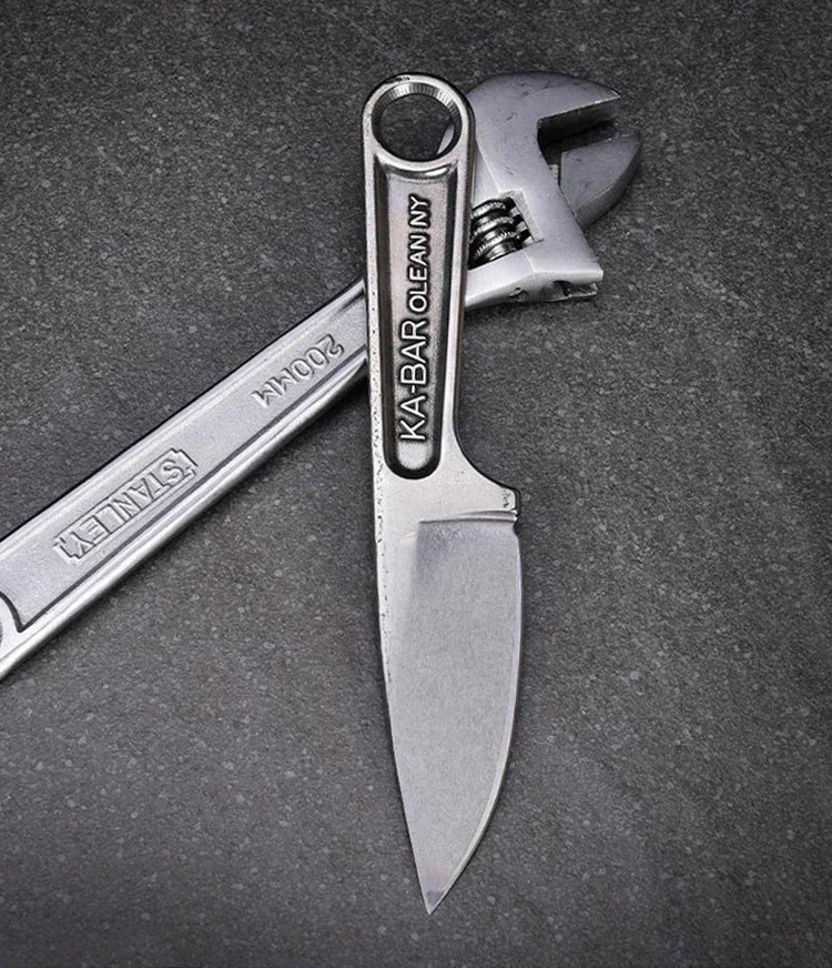 KB 1119 شفرة ثابتة مستقيم سكين البرية بقاء أداة التكتيكية المحمولة سكينة للاستعمال الخارجي غمد متعدد الوظائف الفولاذ المقاوم للصدأ