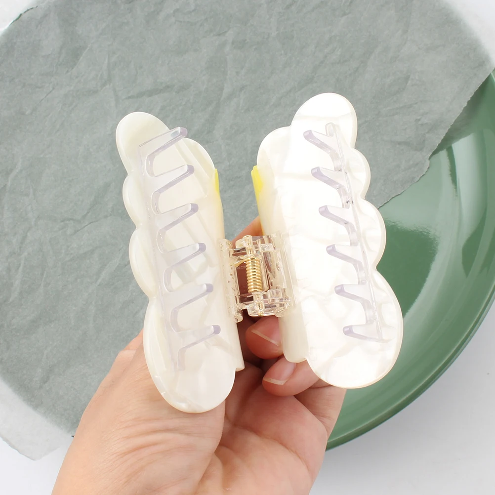 

Cloud Shape Claw Clip Acetate Jaw Clips For Thick Women Hair Accessories Decorative Styling Tool Braiding Hair Equipment