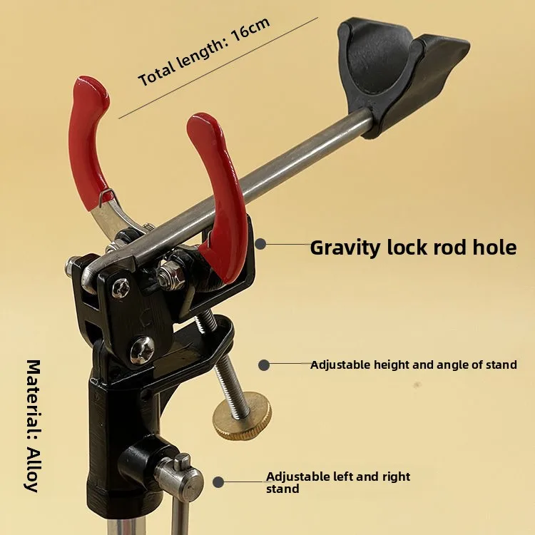 Full Metal Automatic Fishing Pole Bracket Portable Gun Platform Stand Universal Rod Holder Ground Plug Accessories