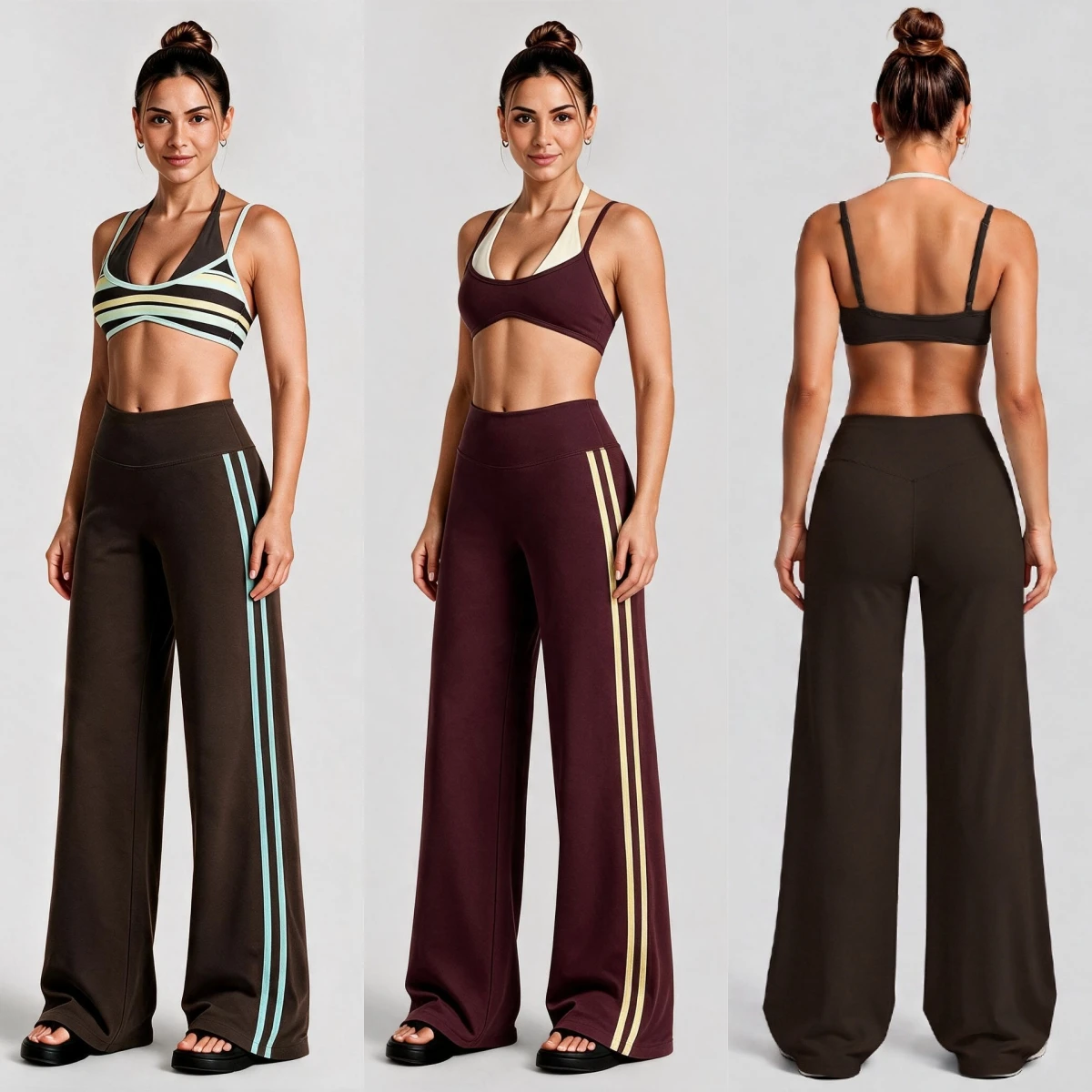 Pilates & Yoga Tina Fehrenbach - Set Olahraga Pilates Wanita 2 PCS