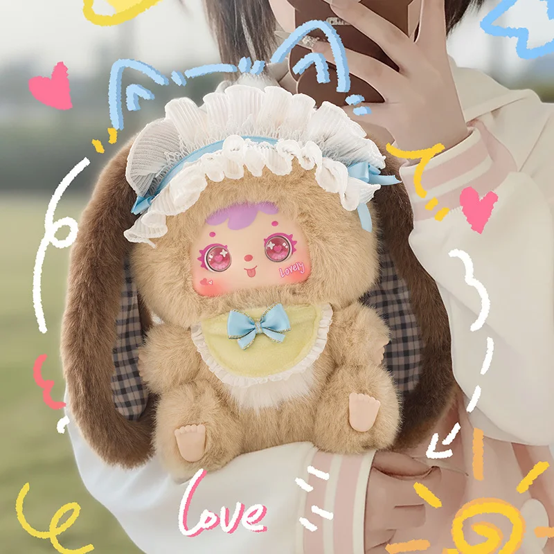 صموئيل أرنب عائلة كبيرة V2 الفينيل أفخم صندوق أعمى حقيبة أنيقة قلادة دمية المفاتيح العصرية لعبة صندوق غامض فتاة مفاجأة هدية