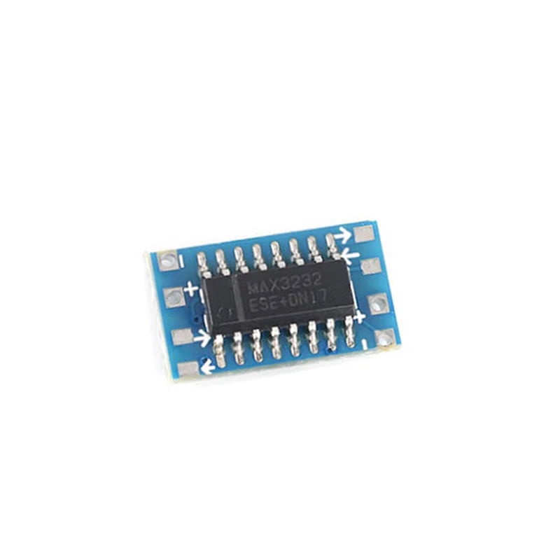 10PCS Serial Port Mini RS232 to TTL Converter Adaptor Module Board MAX3232 Serial Converter Board