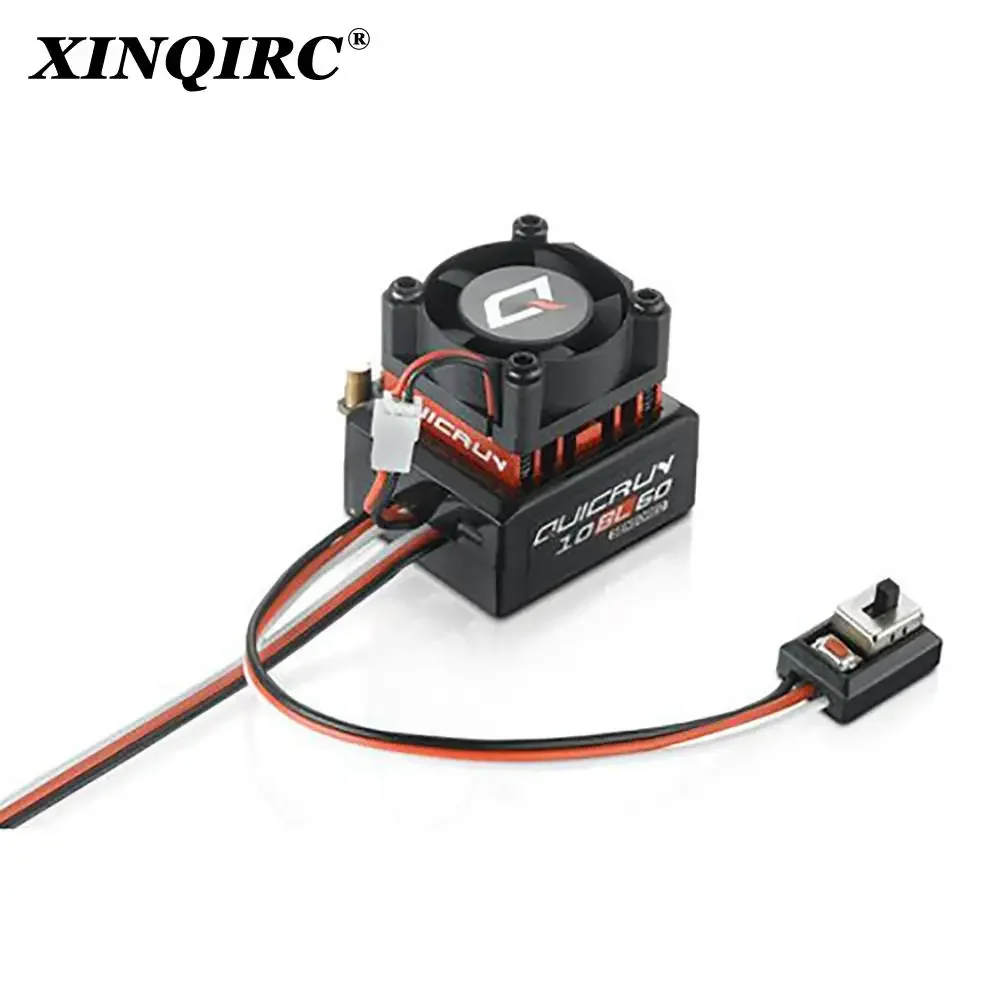 QuicRun 3650 Sensored Brushless Motor + 10BL60 60A Sensored Brushless ESC + LED Program Box General Combo for RC 1/10 Car