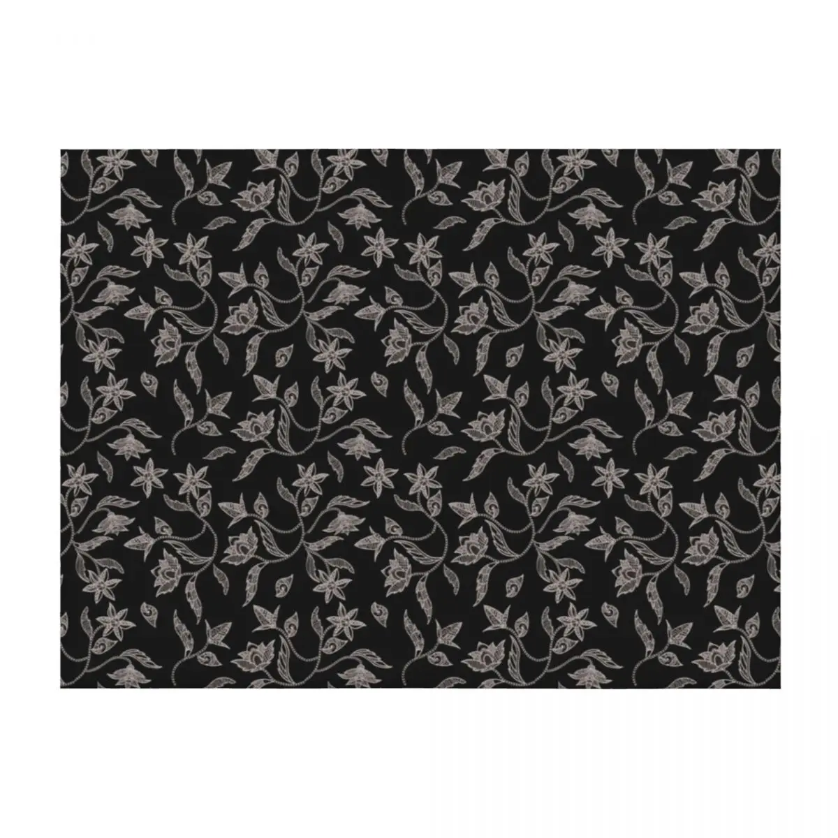 

Dark Vintage Pattern Throw Blanket Picnic Soft Big Beautifuls Decorative Sofas Blankets