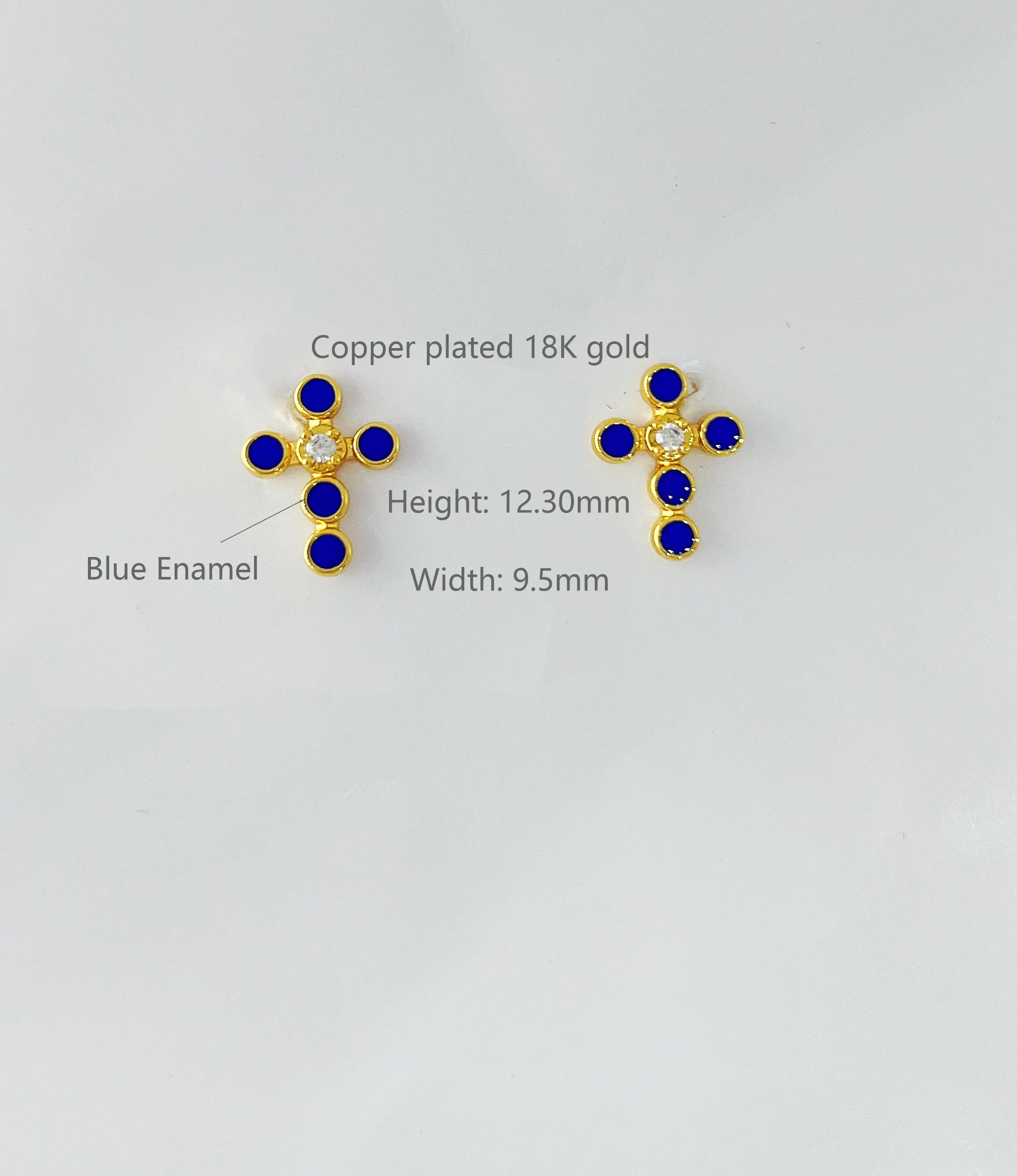 أوروبا والولايات المتحدة المتخصصة عبر الحدود شخصية المينا الحد الأدنى الأقراط الاستخدام اليومي للمجوهرات عالية المستوى متعددة الاستخدامات