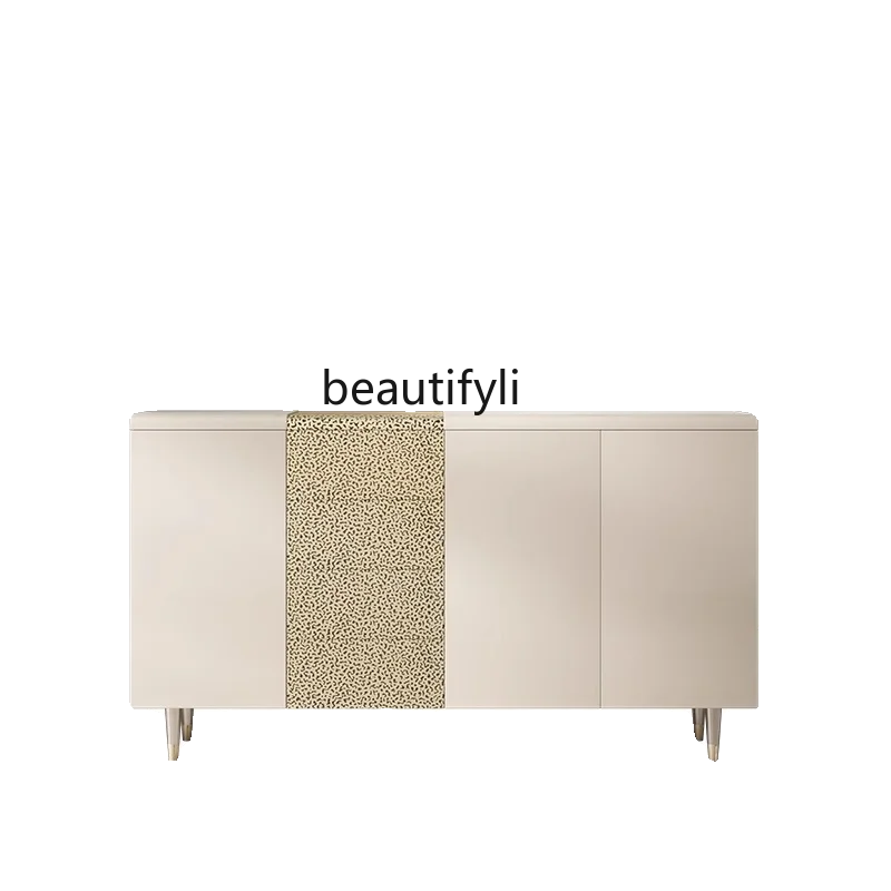 

light luxury dining side cabinet Solid wood entrance entrance storage shoe cabinet Modern multi-functional storage side cabinet