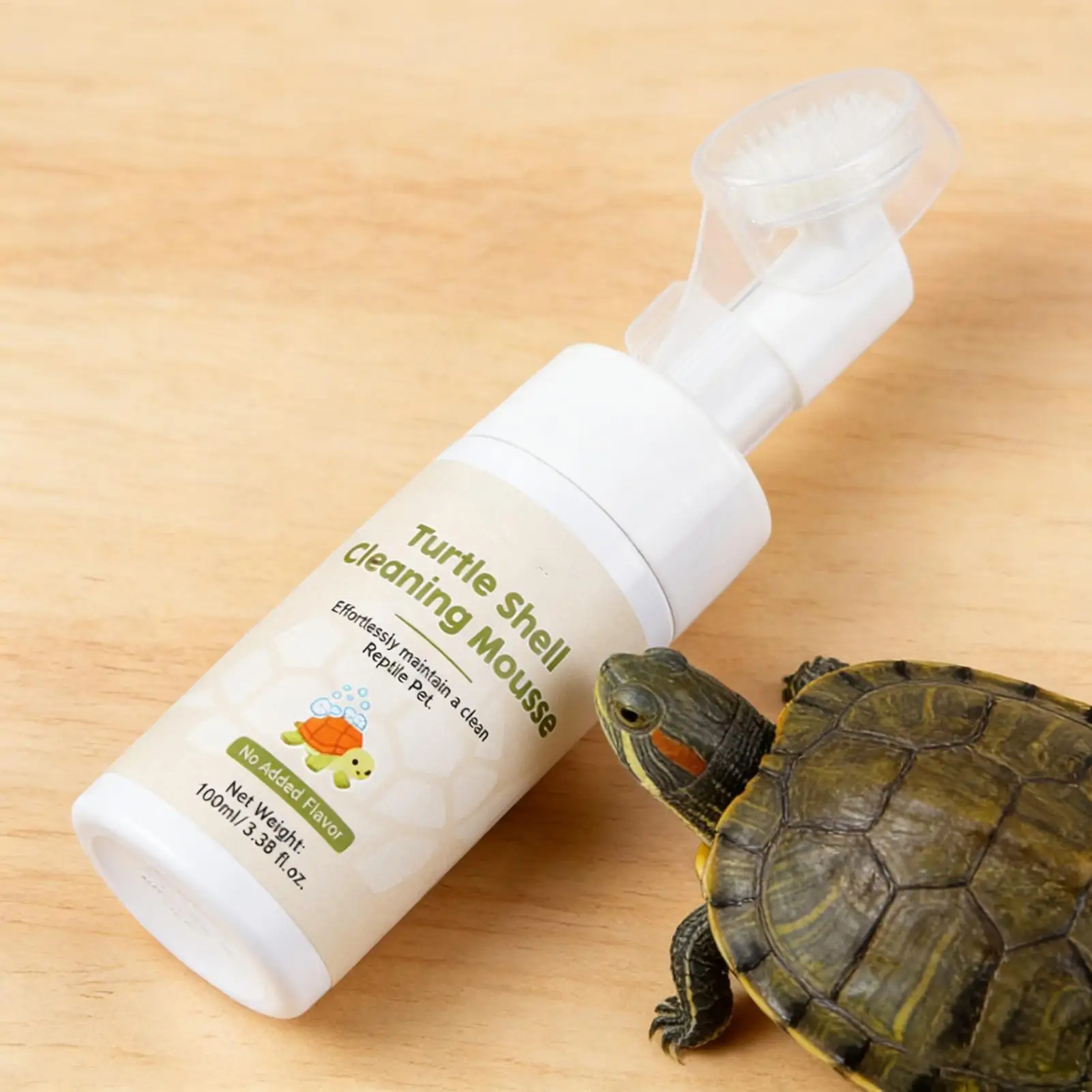 Reptile Cleaner Liquid 100ml Gentle Foaming Cleanser Moisturizing Turtle Shellcleaner For Lizard Snake Habitat Terrarium Indoor view 5