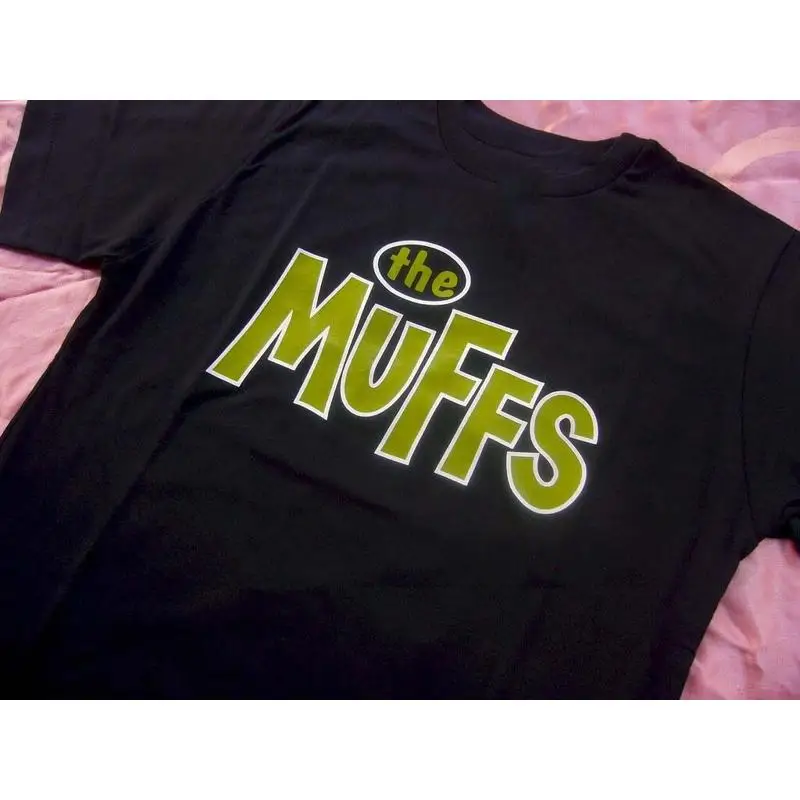 Nueva camiseta de algodón negra The Muffs Band, talla S a 4XL