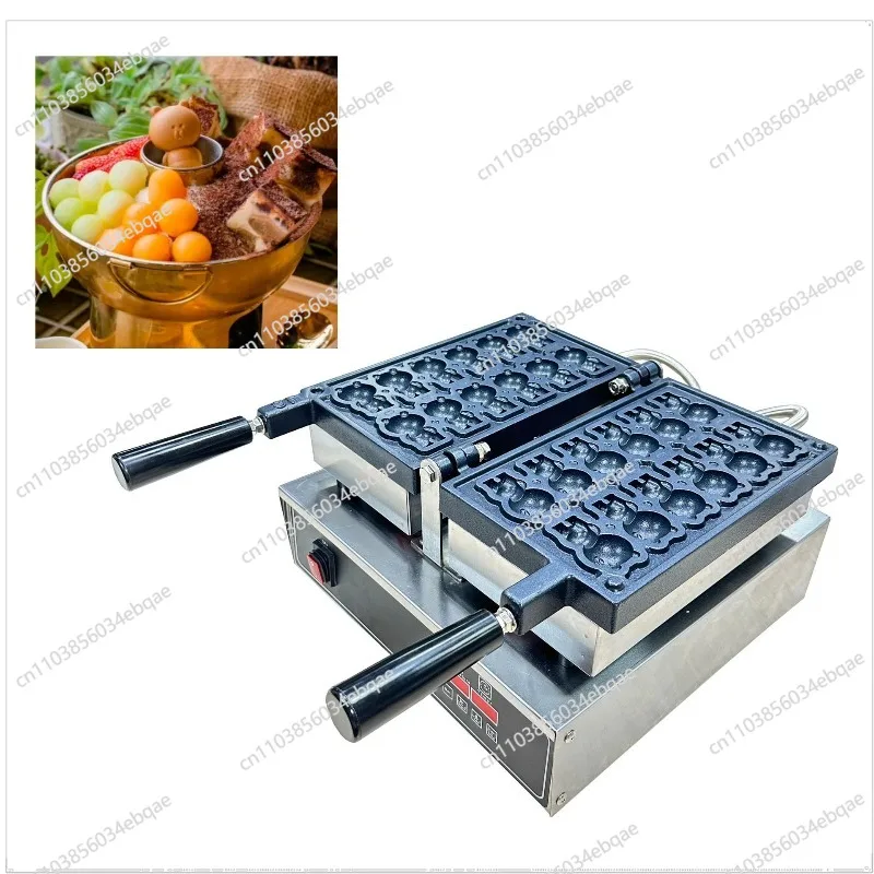 For 12 Bear Waffle Machine Non-stick Bear Cake Machine Heated Evenly Stainless Steel