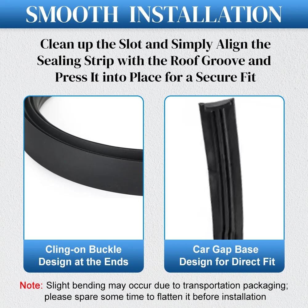2 قطعة سقف بالتنقيط صب الجانب إنهاء شريط عازل المطاط الأسود لتويوتا هايلكس فيجو SR5 2005-2014 75551-0K011 75552-0K011
