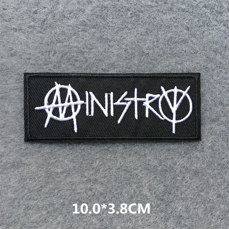 Music Band Embroidered Patches for Clothing Iron on Patches Clothes Rock and Roll DIY Jacket Stripes Stickers Appliques