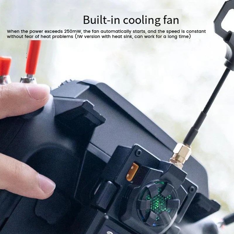 For BETAFPV ELRS Micro-TX Module 1W OLED Screen Cooling Fan Heat Sink Module For T16IZ T16SZ T18SZ ET16