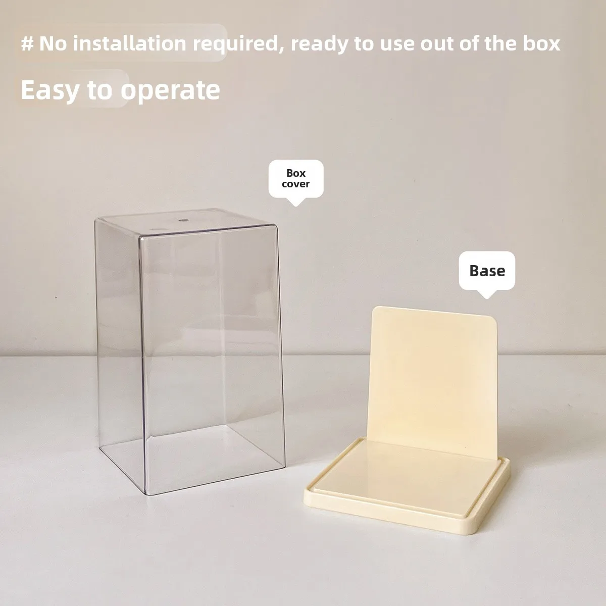 18 ซม.Labubu จี้กล่องโปร่งใส Labubu ตุ๊กตาเก็บกล่องตาบอดกล่องเก็บกันฝุ่นและความชื้น